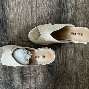 Womens sandals, Justfab Size 6.5